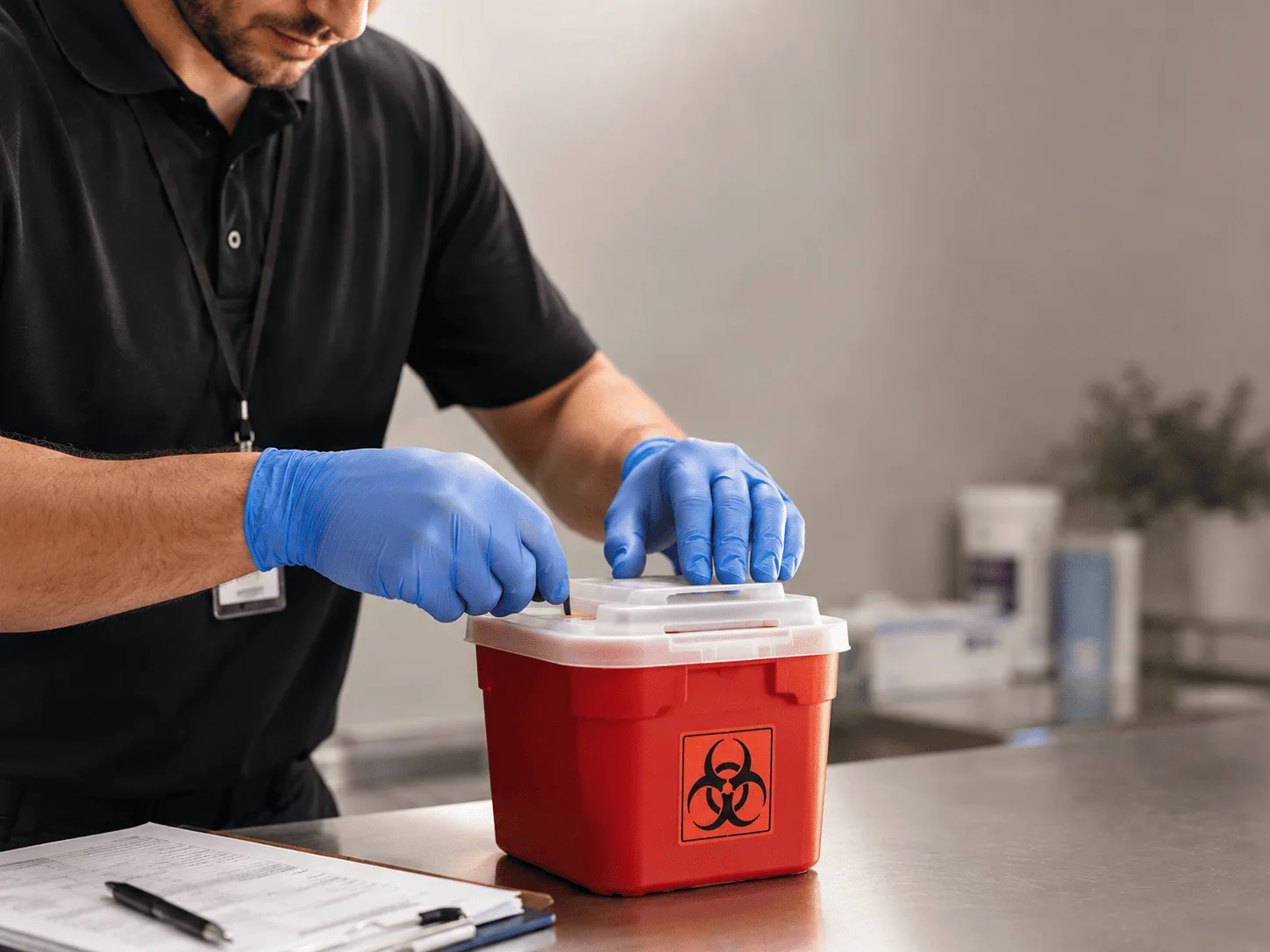 Why choose Sharps Waste Disposal in Quinton, OK